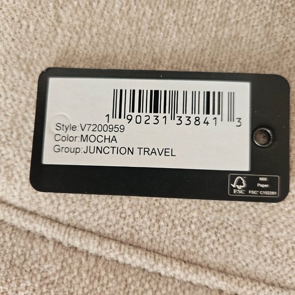 Guess Mocha Travel Bag Gold Logo Cosmetics Case 7200959 10.5" x 8" - Picture 11 of 11